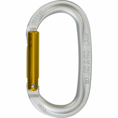 Climbing Technology Pillar Pro Karabijnhaak Grijs,Goud