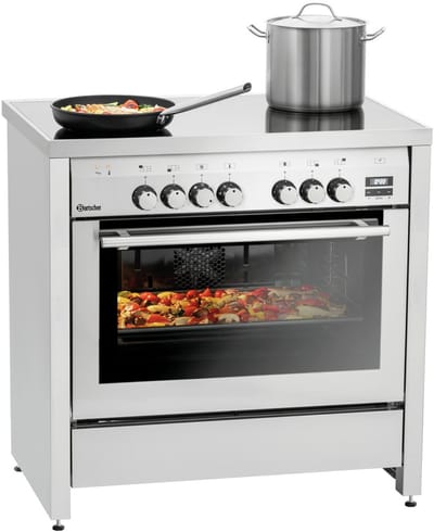 Bartscher Keramisch Fornuis 5K-EBMF - Elektrische Oven - 400V - 897x660x890mm - Horeca Oven - Horeca Fornuis