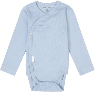 Noppies Narellan Lange Mouwen Romper - Blue Fog - Mt. 44