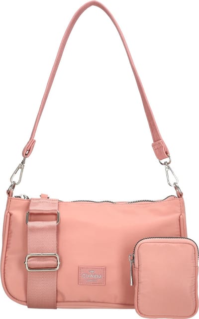 Charm London Odeon Schoudertas met Etui - Oudroze