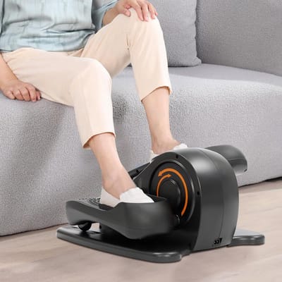 Elektrische Trainer - Zittende Trainer - Onder Bureau - Motorondersteuning - 40x37.5x25cm - Zwart