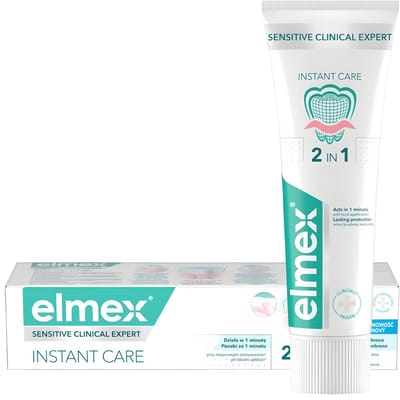 Elmex Sensitive Plus Clinical Expert - Tandpasta - PRO-ARGIN technologie - Onmiddellijke verlichting - 75ml