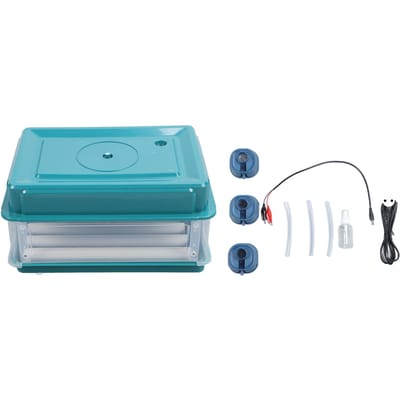Contrôleur d'incubateur d'œufs Lumière LED Retournement automatique Incubateur Contrôleur d'humidité Vert Prise UE