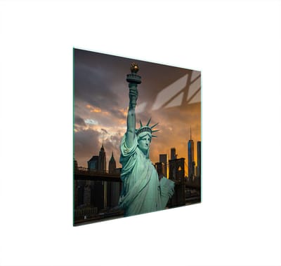 TMK ArtDeko - 50x52 Serie - Glazen Beschermplaat - MIASTO - Veilige Bescherming