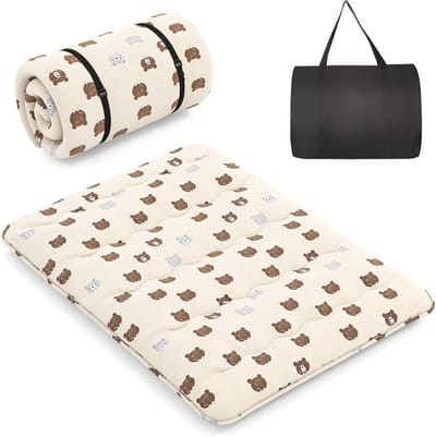 Draagbare Japanse Vloermatras 140x200 cm - Comfortabele Slaapmat voor Binnen en Buiten