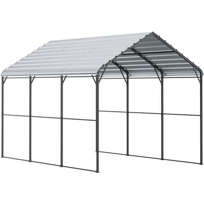 3m x 4,5m Metalen Carport Heavy Duty Buiten Auto Overkapping Garage voor Boten