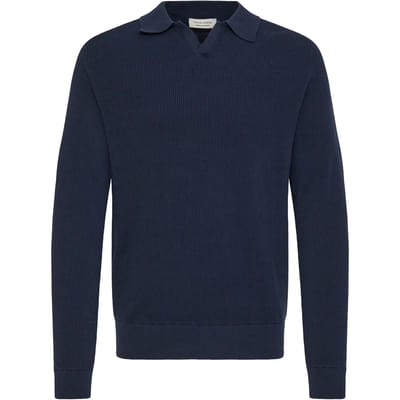Gebreid poloshirt Casual Friday CFNordin Ribbed