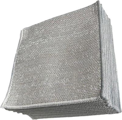 Afwasdoeken Metaaldraad - Schuursponsjes Keuken - Keuken Reinigen - Krasvrij Gebruik - 10 Stuks - Zilver