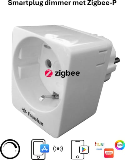 Freelux Zigbee Dimmer | Stopcontact Stekker dimmer | Parel wit