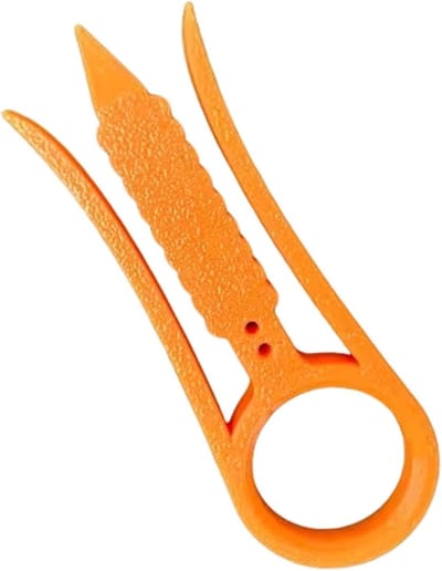 Mini Draadstripper - Krimptang Splitser - Kabel Beheer - Schone Isolatie Verwijdering - 7.9x2.7x0.6cm - Oranje