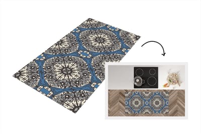 Keukenloper - Loper keuken - Mandala - Patronen - Vintage - 120x60 cm - Keukenloper vinyl
