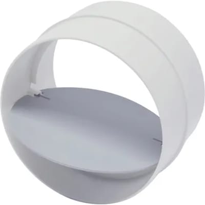 Sencys Buis Ø125mm Verbinder Met Terugslagklep Kunststof