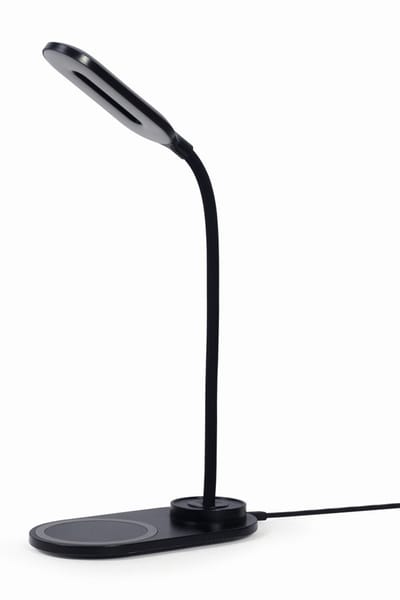 Gembird Desk lamp with wireless charger - Black