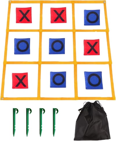 Bonen Werpspel - Zakjesgooi spel - Interactief buitenspel - Duurzaam nylon materiaal - 120x120 cm