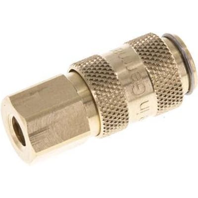 Messing DN 2.7 (Micro) Luchtkoppeling Snelkoppeling M5 Binnendraad