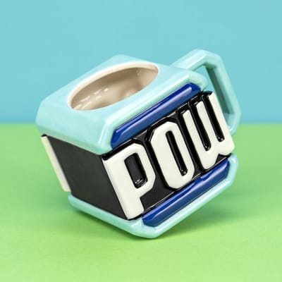 Super Mario - Pow Block Mok - Blauw