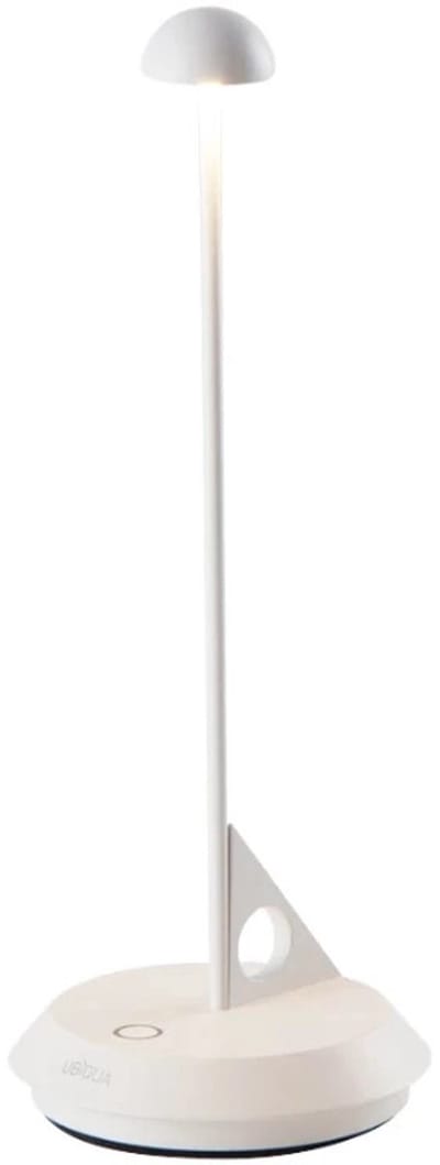 Ubiqua LUME Tafellamp | 2.2W 2700K/3000K | Oplaadbaar IP65 | Dimbaar | Wit