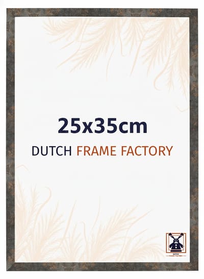 Fotolijst 25x35 cm - MDF - Geoxideerd Metaal - Benno
