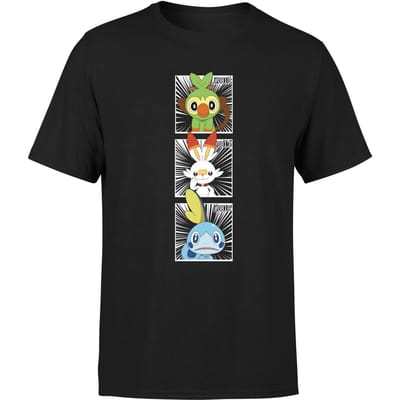 Pokemon Generation 8 Intro Men's T-Shirt - Black - S