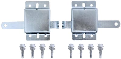 Dailygoods- Garagedeurslot Hoogwaardige Staal - Deurslot Buitendeur - Vergrendeling - Garagedeur Slot - Eenvoudig te Installeren - Inclusief 8 Schroeven