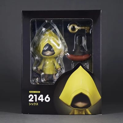 Nieuwe Little Nightmares Six 2146 Actiefiguur Verwisselbaar Gezicht Speelgoed Collectie Model Poppen Speelgoed Cadeau black