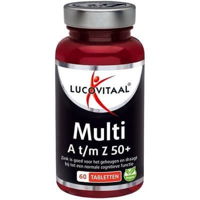 Lucovitaal Multi+ Vitamine A-Z 50+ 60 tabletten