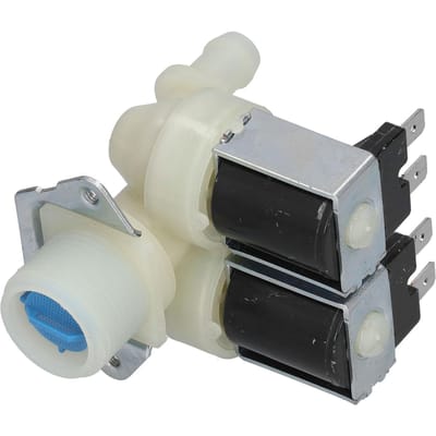 Wasmachine Waterinlaatventiel Vervanging Solenoïde Dubbelkopventiel Wasmachine Accessoires AC220V‑240V gray