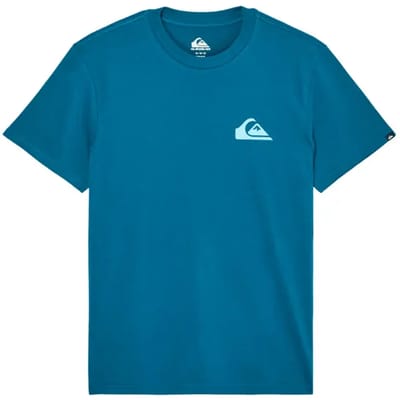 Quiksilver Evo Mini Logo T-shirt Met Korte Mouwen Blauw L Man
