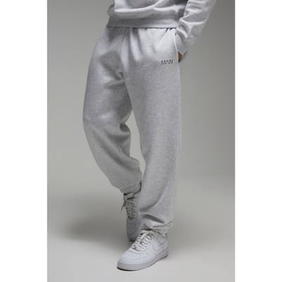 Heren Actieve Oversized Jogger | Grey Marl | Size 2XL