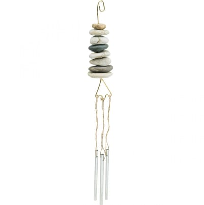 Windgonghanger Chime Maritime met stenen H50cm