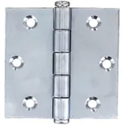 Vynex Bouwscharnier Versterkt - Verzinkt Staal - 50x50 Mm - 2 Stuks