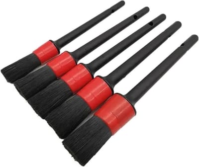 Set van 5 Auto Detailing Borstels - Zachte Borstels voor Interieur en Exterieur Reiniging