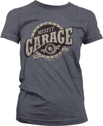 Misfit Garage Dames Tshirt -S- Piston Sign Grijs