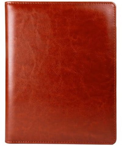 Multo Hannibal Schrijfmap A5 - Kunstleer - Met Schrijfblok - Cognac MU-201004