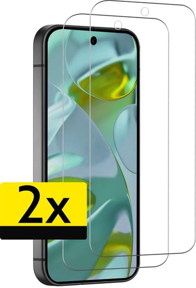 Screenprotector - Geschikt voor Google Pixel 10 - 2 Stuks - Extra Sterk - Beschermglas - Gehard Glas - Tempered Glass - Screen Protector