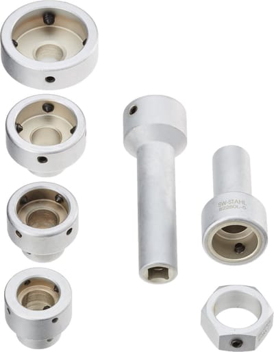 SW-Stahl 82280L matrijshouder uitbreidingsset 7 stuks M3-M14 (20-38 mm dur.)