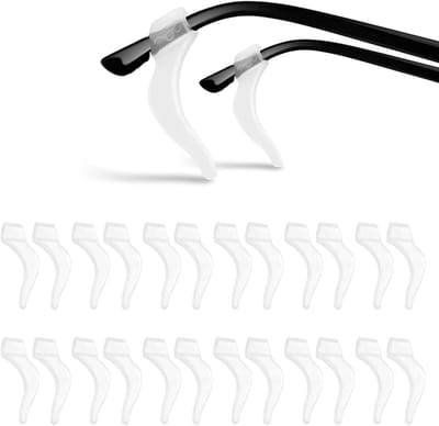 12 Paar Oorbellen voor Zonnebrillen en Bril, Antislip Oorbellen, Zacht en Comfortabel, Ideaal voor Brilbehoud en Zonnebrilaccessoires
