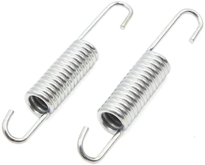 Dailygoods- Kickstand Veer - Duurzaam - Set van 2 - Geschikt voor Motorfietsen/Fietsen - Eenvoudig te Installeren - Goede Elasticiteit - Motorfietsveer