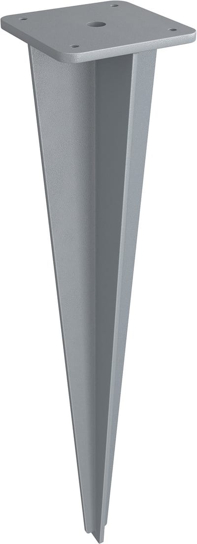 SONGMICS - Windscherm - Grondanker voor Zijscherm Staander - Alleen Geschikt voor Stalen Staander - Eenvoudige Installatie