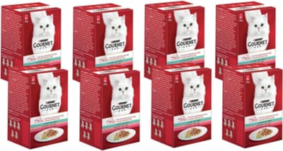 8x Gourmet Mon Petit - Vis - Kattenvoer - 6x50g