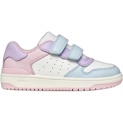 GEOX WASHIBA TIENERS Sneakers - LICHTBLAUW/LICHTLILA - Maat 32