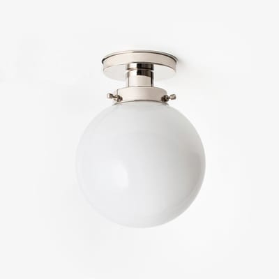Plafonnière Bol Ø 20 20's Nikkel - Art Deco Trade
