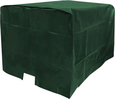 Famanu - IBC tankafdekking 600L-1000L stofdichte anti-UV beschermhoes groen
