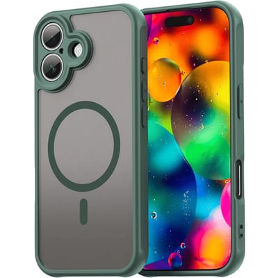 Mocaa Apple iPhone 17 Slim Anti-Shock MagSafe Hoesje Groen