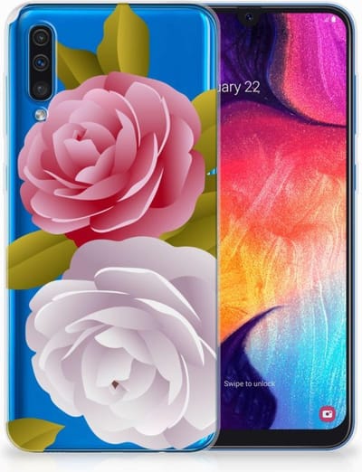 Samsung Galaxy A50 TPU Case Roses