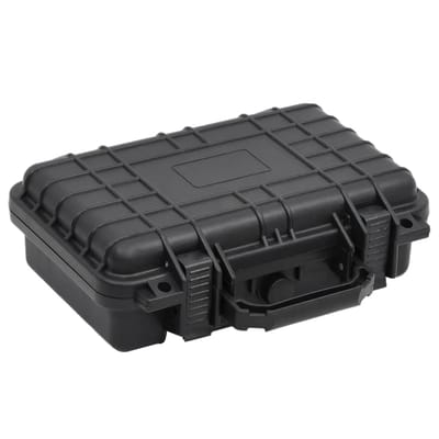 vidaXL - Flightcase - draagbaar - 30x22x10 - cm - PP - zwart