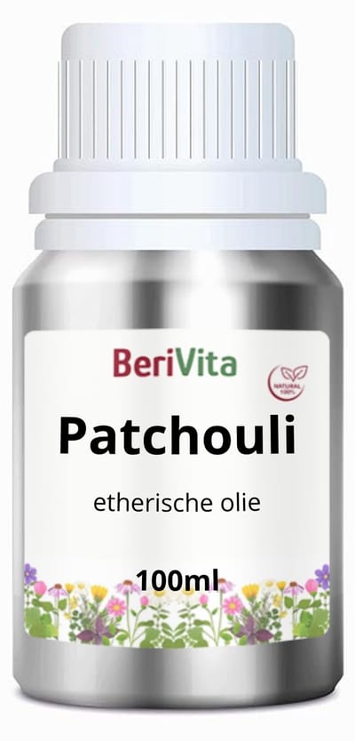 Patchouli Olie 100ml - Pure Etherische Olie van Patchouli Bladeren