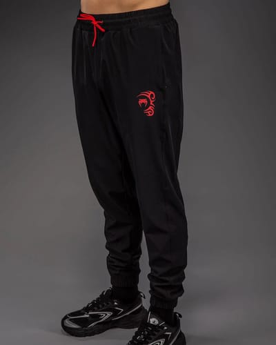Venum x Mike Tyson Tiger Joggingbroek Diepzwart Intens Rood - XS