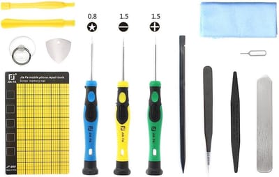 Let op type!! JIAFA JF-8105 14 in 1 Repair Tool Set for iPhone and Samsung