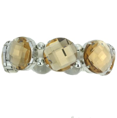 Behave - Armband elastisch imitatiesteen - Chic retro stijl accessoire